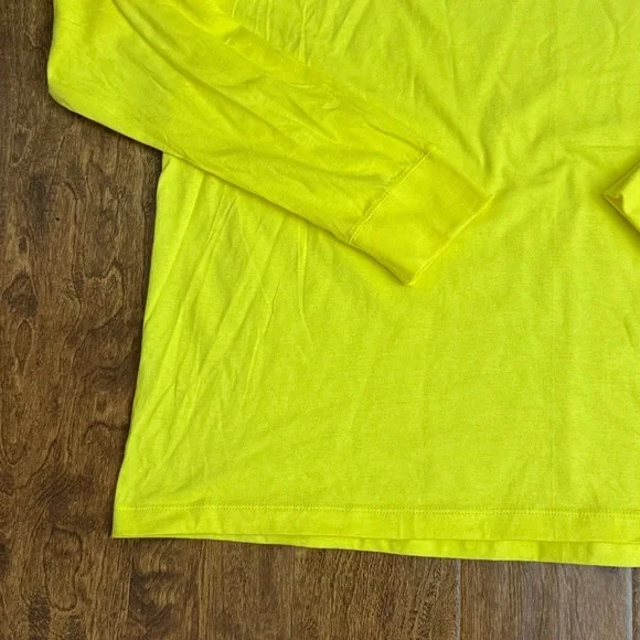 Nike Vibrant Yellow Long Sleeve Tee Size XXL - Picture 7 of 17